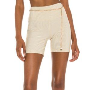 WeWoreWhat Chain Rib Bike Shorts